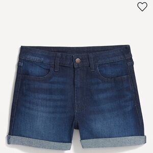Old Navy Size 4 High-Waisted Denim Women's Shorts with 3” inseam
